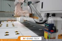 Máquina CNC de 4 ejes de alta velocidad 2040 para procesamiento de puertas de madera maciza M-Shine JINAN Cnc