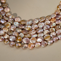 Dont Prix 15-18mm Rond Lisse Bouton Perle Naturel Blanc Rose Violet Baroque En Forme De Pièce Perle D'eau Douce