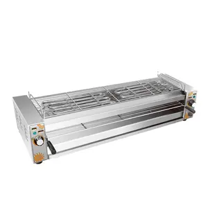 K1354 Commerciële Rvs Bbq Elektrische Grill Barbecue