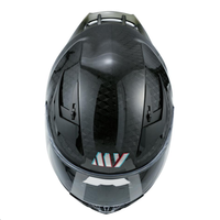 Casque de moto sport racing intégral en fibre de carbone, double visière, coque en fibre de verre, fermeture rapide, certifié ECE