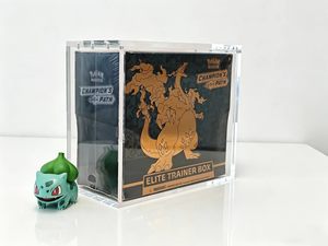 Boîte de protection pour cartes de jeu Elite Trainer Box en acrylique transparent de haute qualité, résistante aux UV, 5+8 mm - Product Image 2