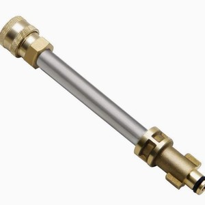 Varilla de extensión para pistola de agua de alta presión Bosch, adaptador de cobre de conexión rápida de 1/4 pulgadas para limpieza y desengrasado - Product Image 2