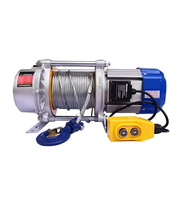Nouvelle treuil électrique multifonction, petite machine de levage avec câble métallique, capacité de charge de 1 tonne, en acier pour la construction et la décoration