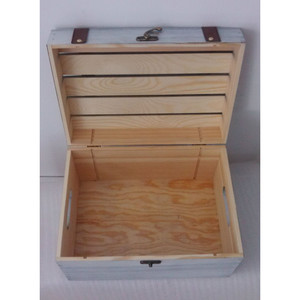 กล่องไม้ใส่ไวน์พร้อมตะขอเกี่ยวอุปกรณ์เสริมสำหรับตู้เสื้อผ้ากล่องเก็บไวน์ - Product Image 4