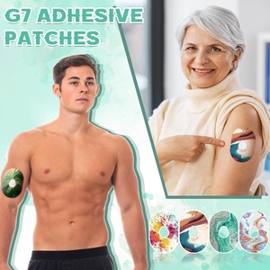 מדבקות דבק תואמות ל-Dexcom G7 G6 CGM, מדבקות נושמות, מדבקות דבק חתוכות מראש, כיסויי חיישן - Product Image 6