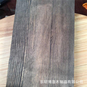Tablas de Madera de Paulownia Carbonizada, Rectangulares, Grises, Paneles de Madera Sólida, Material Rústico para Manualidades, Tamaño Personalizable, Origen Shandong - Product Image 2