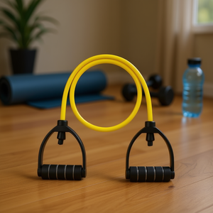 Yellow 10 Lbs <b>Exercise</b> <b>Bands</b> 5*8*1180 Straight Resistance <b>Band</b> - Product Image 2