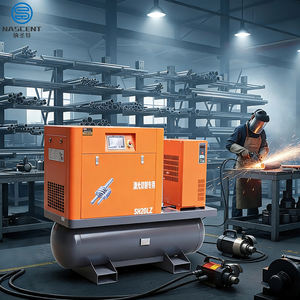 Compresor de Aire Integrado de Alta Presión de 16 Bares, 4 en 1, con Tanque, Válvulas y Método de Enfriamiento por Aire para Corte Láser - Product Image 1