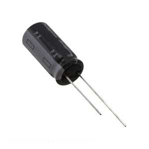 Distribuidor Autorizado: Condensador de Aluminio CAP 1000uF 20% 16V RADIAL 16PX1000MEFCKG10X12.5 de Orificio Pasante - Product Image 1