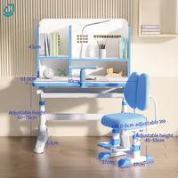 Bureau et chaise d'apprentissage à domicile pour enfants, ensemble table et chaise d'étude pour élèves