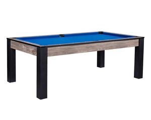 Table de 1/2 pieds, 7 pieds, <span class=keywords><strong>convertible</strong></span>, design <span class=keywords><strong>industriel</strong></span>, pour piscine et table à manger, avec tapis rouge vert bleu - Product Image 4
