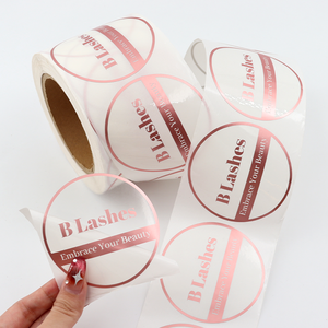 Etiquetas <span class=keywords><strong>Adhesivas</strong></span> Transparentes de Vinilo para Impresión CMYK, Rollo de Etiquetas para Envases de Cosméticos, Impresora Personalizada para Productos Cosméticos - Product Image 2