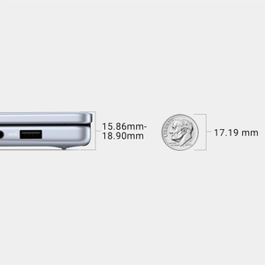 Top Thin & Light 7440 2-en-1 Laptop, Display Touch <span class=keywords><strong>Intel</strong></span> <span class=keywords><strong>Core</strong></span> 3 100U Procesador, 8GB + 512GB SSD con color azul hielo - Product Image 2