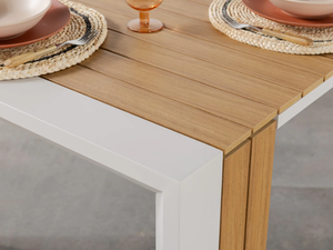 2026 Modern Outdoor Aluminum Transformer Dining <strong>Table</strong> and Chair Set Extendable Furniture for Hotel Garden <strong>Patio</strong> - Product Image 4
