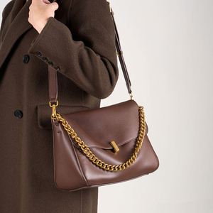 Bolso de Hombro Cruzado de Cuero Genuino para Mujer con Cadena, Cremallera, Resistente al Agua y Gran Capacidad - Product Image 2