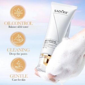 SADOER <span class=keywords><strong>Nettoyant</strong></span> Clarifiant Doux à la Niacinamide et aux Acides Aminés Végétaux pour le Contrôle du Sébum – <span class=keywords><strong>Nettoyant</strong></span> Visage Purifiant et Séborégulateur en Profondeur - Product Image 2