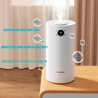 Nouveaux humidificateurs d'air électriques à remplissage par le haut, brume fraîche, H2O, diffuseur d'arômes intelligent, aromathérapie ultrasonique, certifiés CE ROHS pour usage domestique