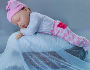 Reborn Soft Silicon Menina Free Bebes Reborn De Silicono Real Girl Baby Dolls <span class=keywords><strong>que</strong></span> <span class=keywords><strong>parecen</strong></span> <span class=keywords><strong>reales</strong></span> - Product Image 5