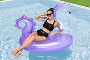 Bestway 41505 Cavalcabile Gonfiabile Cavalluccio Marino Reale per <span class=keywords><strong>Piscina</strong></span> 1,58 m X 87 cm X 1,02 m - Product Image 3