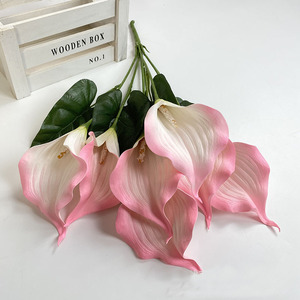 Ramos de Lirios Calla Artificiales EVA Real Touch de 7 Cabezas, Arreglo Floral Moderno de Seda para Decoración de Bodas, Hogar y Fiestas - Product Image 5