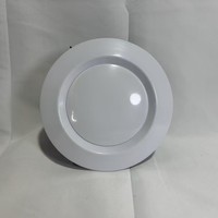 Conduit de ventilation mural durable au design moderne, 75 mm, en plastique ABS, avec vanne à disque réglable pour systèmes CVC