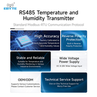 Transmisor de Temperatura y Humedad Tipo Sonda Ebyte ODM Serie KTH2-R, Protocolo de Comunicación Modbus RS485, Alta Precisión, 2 km de Alcance