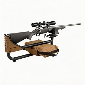 Support de tir métallique anti-recul avec cadre de stabilité supérieure pour le tir en extérieur - Product Image 2