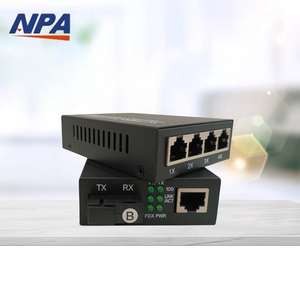 Fuente de alimentación externa Gigabit Equipo de fibra óptica Transceptor óptico de datos Convertidor de medios de fibra de 10M/100M - Product Image 3