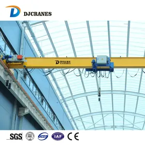 Widely Use Casting Single Girder Overhead Crane Machines Free Spare Parts European Eot Over Head Workshop Crane 5 Ton On Sale