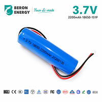 Paquete de Baterías de Repuesto para Termómetro Infrarrojo de Frente, 3.7V 2200mAh 18650 1S1P, Venta al Por Mayor, OEM, Personalización Disponible