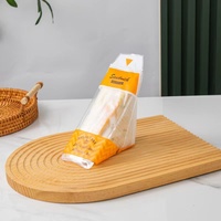 Sacs à sandwich triangulaires en plastique jetables, faciles à déchirer, emballages triangulaires pour bento, sacs pour onigiri, emballages pour sandwichs