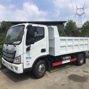 Nouveau camion benne compact FOTON 5 tonnes, populaire, directement de l'usine, pour le transport de sable, gravier et terre en milieu minier - Product Image 1