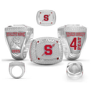 2025 personnalisé Football basket-ball sport Usssa Baseball championnat anneau Softball volley-ball haute qualité équipe Champions anneau - Product Image 1