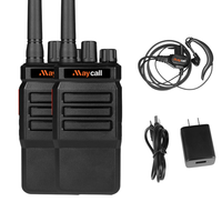 Le plus petit talkie-walkie analogique portable professionnel IP54 POC bidirectionnel pour émetteur-récepteur VHF/UHF 5W 3-15KM avec suppression du bruit