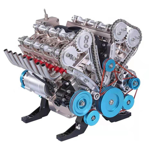 Macchine in metallo 1:3 V8 motore otto cilindri V-motore macchina motore guida fai <span class=keywords><strong>da</strong></span> te assemblaggio Kit modello - Product Image 4