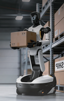 Robot humanoïde industriel embarqué en IA AgiBots Genie G2 G2 Max, monté sur roues, avec bras de contrôle de force de haute précision