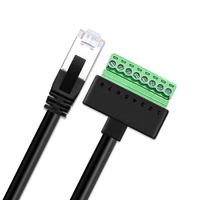 Câble d'extension réseau RJ45 vers connecteur terminal 8 broches, adaptateur sans soudure