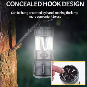 New Led Camping <b>Light</b> <b>Usb</b> <b>Rechargeable</b> Outdoor Waterproof Tent <b>Light</b> Multifunctional Atmosphere <b>Light</b> Flashlight - Product Image 3