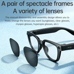 Occhiali Smart AI M8 alla Moda con Fotocamera HD 1080P, Impermeabilità IPX-5, Controllo Touch, Chiamate BT, Traduzione, Identificazione Immagini, Riconoscimento Vocale e Funzione Magnetica - Product Image 6