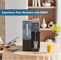 CR100 Distributeur d'eau UV par osmose inverse de comptoir Système de filtre électrique pour eau purifiée