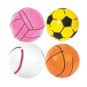 <b>Inflatable</b> Baseball Soccer 16-inch Beach Balls Sports Themed Beach Pool Party Toys Summer Games PVC Basketball - Product Image 6