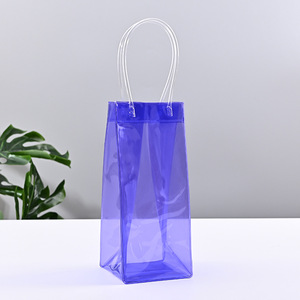 Custom PVC sacchetto sacchetto <span class=keywords><strong>richiudibile</strong></span> imballaggio trasparente promozione PVC borsa con manico Shopping sacchetto di plastica per il regalo - Product Image 2