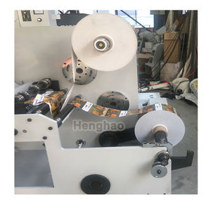 Máquina de Impresión Flexográfica Automática para Etiquetas de Banda Angosta con Tres Estaciones de Troquelado, Nueva Estructura Apilable - Product Image 5