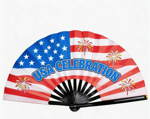 Abanicos Plegables Promocionales Personalizados de Nailon, Grandes, para Publicidad - Product Image 2