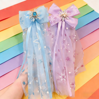 Élégante Pince à Cheveux Faite Main en Dentelle Princesse avec Nœud – Accessoire Cheveux Ruban Orné de Perles et Strass – Coiffe de Mariage et Fête de Boutique