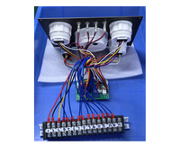 Panel Instrumen Kapal Laut 12V 24V, Panel Dasbor Pengukur Luar Papan Kapal