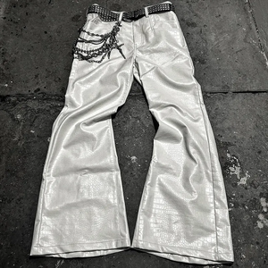 <span class=keywords><strong>Pantaloni</strong></span> della tuta all'ingrosso <span class=keywords><strong>pantaloni</strong></span> di pelle aggiunti da <span class=keywords><strong>uomo</strong></span> in <span class=keywords><strong>velluto</strong></span> stile retrò <span class=keywords><strong>pantaloni</strong></span> larghi antivento - Product Image 1