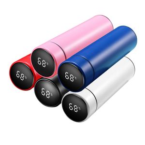 Bouteille d'eau isotherme personnalisable en acier inoxydable 500 ml pour le sport - Product Image 1