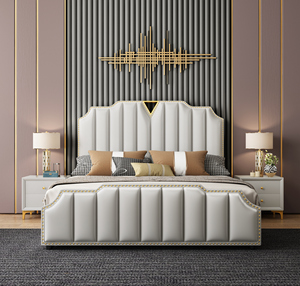 Công Nghệ Vải Chất Lượng Cao Vua Khung Giường Chất Lượng Cao Vua Kích Thước Đôi Lớn Đồ Nội Thất Phòng Vải Sang Trọng Giường - Product Image 6