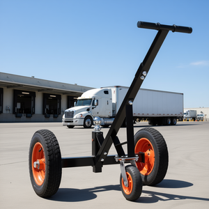 Carretilla para Remolque de Altura Ajustable, Capacidad de 450 kg, con Bola de 2 Pulgadas y Neumáticos de 14 Pulgadas para Transporte - Product Image 2